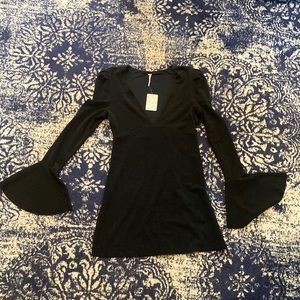 Free People Flare Sleeve mini dress